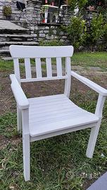 Sedie da giardino bianche ikea angso