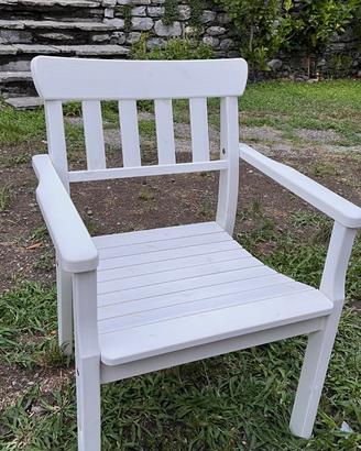 Sedie da giardino bianche ikea angso