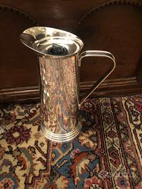 Caraffa e 6 calici in silver plated anni ‘70
