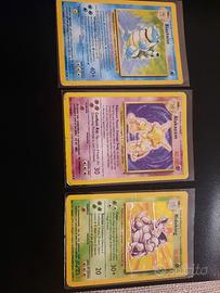 blastoise alakazam nidoking holo