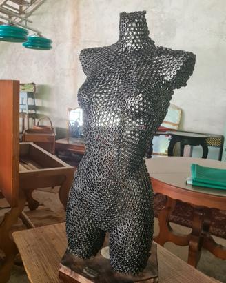 "Torso di Luce Nera" - Bust femmin in 2000 bullon