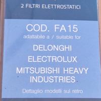 Filtri elettrostatici per condizionatore