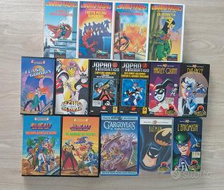 Lotto di videocassette VHS di cartoni animati 