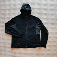 Giacca nera da trekking/moto Decathlon