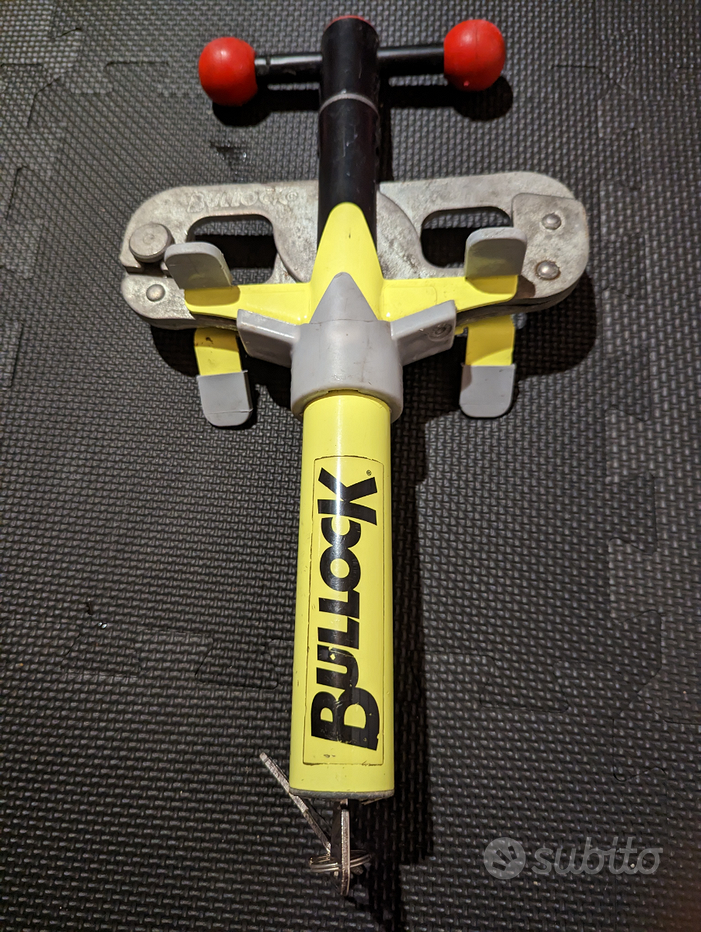 Bullock Excellence W - Antifurto Meccanico Per Auto A Cambio Manuale, Giallo, Blocca Pedali - Foto 2
