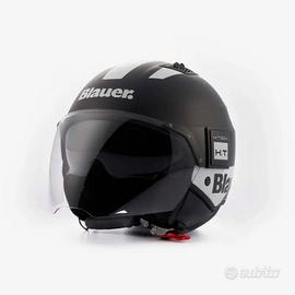 Casco Jet Blauer Bet HT Nero Bianco