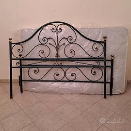 LETTO MATRIMONIALE IN OTTONE