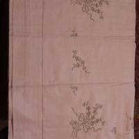 Lenzuolo matrimoniale ricamo a mano