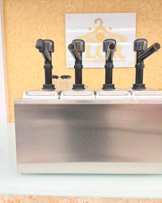 Dispenser professionale per salse a 4 pompe -Nuovo