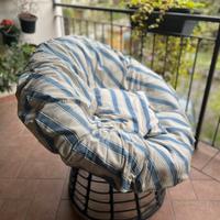 Coppia poltrone girevoli, outdoor