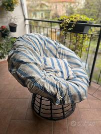 Coppia poltrone girevoli, outdoor