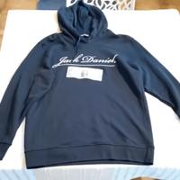 felpa nera nuova taglia XL Jack Daniel 