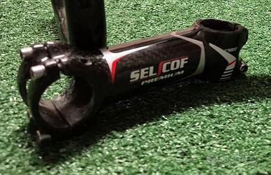 Pipa attacco manubrio in carbonio SELCOF Premium –