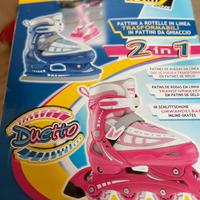 Pattini roller + ghiaccio