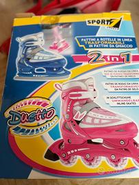 Pattini roller + ghiaccio