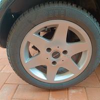 4 cerchi + 4 gomme M+S Smart
