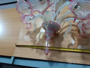 lampadario vetro di murano