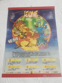 Poster Plastificato Lupo Alberto Segno Leone  1989