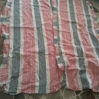 due teli coprimaterasso antichi fatti a mano