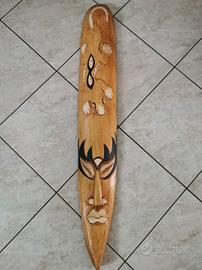 maschera Indonesiana in legno h. 100 cm. 