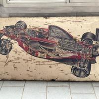 Stampa Ferrari 641-F1 pilota Alain Prost