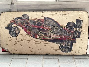 Stampa Ferrari 641-F1 pilota Alain Prost