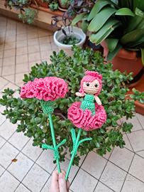 Garofano Reversibile Con Sorpresa Uncinetto 