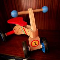 Triciclo in legno play tive come nuovo
