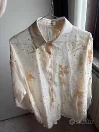 Camicia over strass Monique S/M