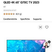 Samsung qled 65 pollici 4k