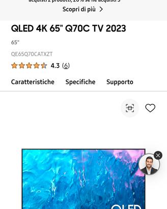 Samsung qled 65 pollici 4k