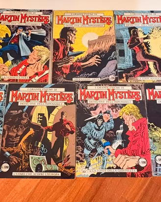 Martin Mystere del 1982 dal numero 1 al 9