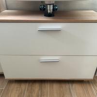 Mobile sotto lavabo bagno e cassettiera