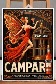 Quadro Poster A3 Campari 