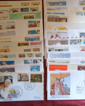 Francobolli: FDC, 24  buste Città del Vaticano