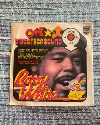 Vinile 45 giri Barry White Discotecasound Phlips