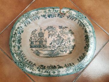 F. Primavesi & Sons - Vassoio ovale in terraglia