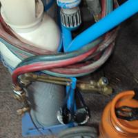 stazione cannello ossiacetilenica e propano