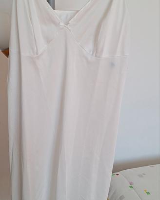 Sottoveste bianco latte Lineazzurra
