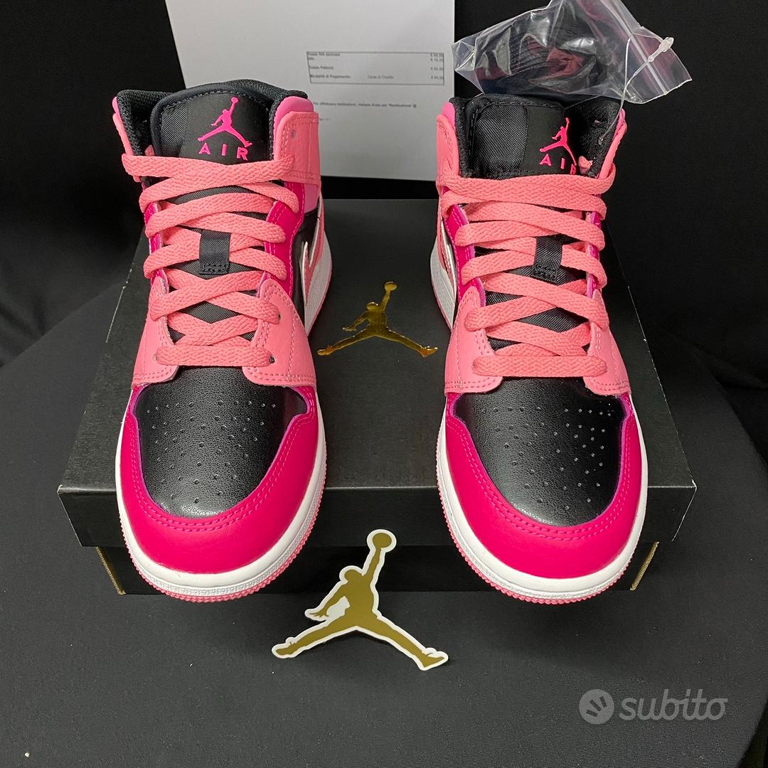 Jordan nere e fucsia best sale