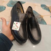 Mocassino in vera pelle taglia 45 made in italy