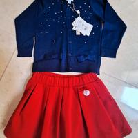 Completo da bambina NUOVO, 12-18 mesi