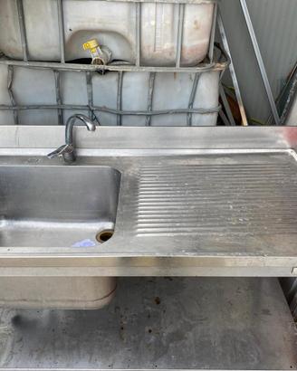 Lavello Professionale in Acciaio Inox 140x70 cm