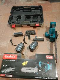 motosega elettrica 2 batterie 