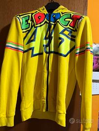 Felpa valentino rossi con zip e cappuccio