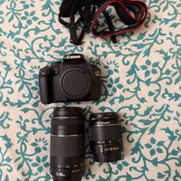 Fotocamera Canon + 18 55 mm + 75 300 mm