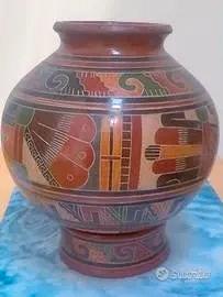Vaso Artistico Nicaragua - Ceramica Policroma i