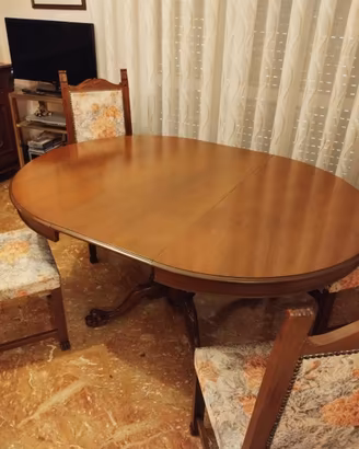 Tavolo rotondo allungabile