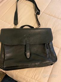 Borsa 24 ore Calvin Klein in vera pelle