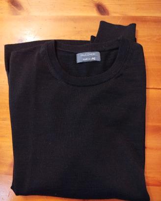 Maglione uomo lana FALCONERI 48 M nero